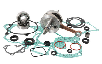 HOT RODS ZESTAW NAPRAWCZY DOŁU SILNIKA HONDA CR 80R '05-'07, CR 80 RB BIG WHEEL '05-'07 (WAŁ KORBOWY, ŁOŻYSKA, USZCZELNIACZE, USZCZELKI)