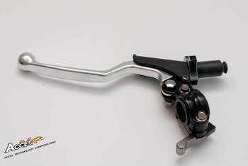 ACCEL UCHWYT DŹWIGNI SPRZĘGŁA KOMPLETNY + HOT START UNIWERSALNY KOLOR CZARNY (CL-09BK)