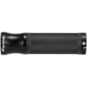 ARIETE MANETKI ROAD ALU-RUB SYSTEM LOCK-ON (125 MM) Z OTWOREM KOLOR CZARNY