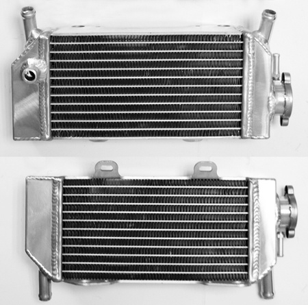 PSYCHIC CHŁODNICA HONDA CRF 250R '04-09 / 250X '04-16 WZMOCNIONA O ZWIĘKSZONEJ POJEMNOŚCI PRAWA (SZT.) (Z KORKIEM)