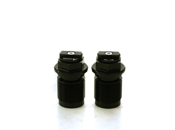 ACCEL KOREK DOLNY AMORTYZATORA PRZEDNIEGO Z REGULACJĄ HONDA CRF 450R 09-14; YAMAHA YZ 125/250/X '08-20, YZF 250/450/X '08-20, WRF 250 '15-20, WRF 450 '12-20; KAWASAKI KXF 450 '08-14, SUZUKI RMZ 250 '19 KOLOR CZARNY (KPL.-2SZT.) - PROMOCJA
