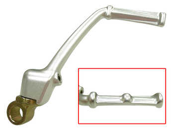 PSYCHIC DŹWIGNIA STARTERA (KOPKA) KAWASAKI KX 65 '00-'16 ALUMINIOWA (13064-1196) KOLOR SREBRNY