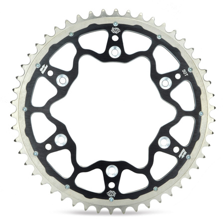 MOTO-MASTER ZĘBATKA TYLNA DUAL RING (STALOWO-ALUMINIOWA) 270 48 (27048) KOLOR CZARNY YAMAHA YZ/YZF '99-'18 WRF '01-'18 (JTR251.48) (ŁAŃC. 520)
