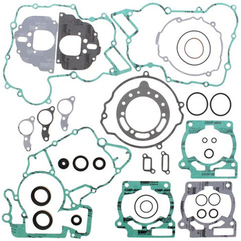 WINDEROSA (VERTEX) KOMPLET USZCZELEK KTM EGS 200 98-99, EXC 200 98-02, MXC 200 98-02, SX 200 00-02 (Z USZCZELNIACZAMI SILNIKOWYMI)