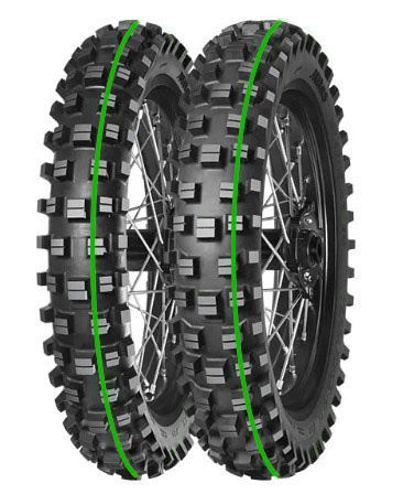 MITAS OPONA 120/90-18 TERRA FORCE-EX XT-754 SUPER LIGHT 65M TT TYŁ (ZIELONY PASEK) DOT 01/2025 (460102) (zamiennik:70000224)