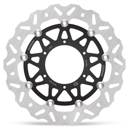 MOTO-MASTER TARCZA HAMULCOWA PŁYWAJĄCA PRZÓD NITRO ROAD (ALUMINIOWY ŚRODEK) HONDA CBF 600/1000, CBR 250/300, DN-01 (296X94X5) (PATRZ OPIS TOWARU)