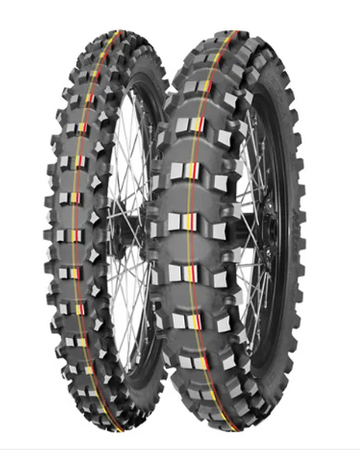 MITAS OPONA 80/100-12 TERRA FORCE-MX SM 50M (CZERWONO-ŻÓŁTY PASEK) TT TYŁ DOT 2023 (DOT:XSDT/JMDT) (460048) ZAMIENNIK:70000169 (SUBSTYTUT:TERRA FORCE-MX SM SOFT TO MEDIUM)