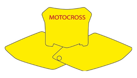 BLACKBIRD WYPRZEDAŻ KOMPLET NAKLEJEK (OKLEIN) POD NUMERY STARTOWE HONDA CRF 450R (08)