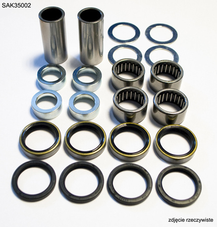 BEARING WORX ZESTAW NAPRAWCZY WAHACZA KTM SX/SXF '04-'15 ,EXC/EXCF '04-'16 , HUSQVARNA TE/FE '11-'16,HUSABERG TE/FE '11-'14, (28-1168) (TULEJKI 17X22X48MM-2SZT, ŁOŻYSKA 22X28X16MM-4SZT)