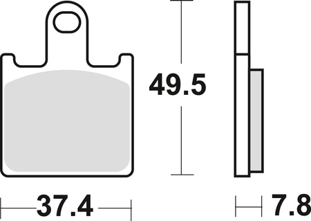 TRW ZF KLOCKI HAMULCOWE KH417 SINTER STREET KAWASAKI ZX6R 07-16, Z 750 11-14, PRZÓD