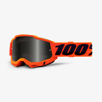 100 PROCENT GOGLE MODEL ACCURI 2 SAND ORANGE - SMOKE LENS - KOLOR POMARAŃCZOWY/CZARNY SZYBKA PRZYCIEMNIANA STARY KOD: 50222-102-05