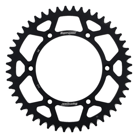 SUPERSPROX ZĘBATKA TYLNA ALUMINIOWA 7075-T6 (ERGAL) 270 48 YAMAHA YZ/YZF '99-'18 (JTR251.48) (JTR245/2.48) KOLOR CZARNY