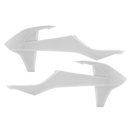 POLISPORT OSŁONY CHŁODNICY (KOMPLET) KTM SX/SXF '16-'18; EXC/EXCF '17-'19 KOLOR BIAŁY