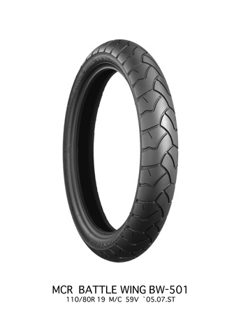 BRIDGESTONE OPONA 110/80R19 M/C BATTLE WING BW501 59V J SUZUKI DOT 25/2022