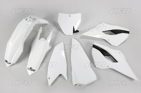 UFO KOMPLET PLASTIKÓW HUSQVARNA TC 250 '16, KOLOR BIAŁY (HU617E041)