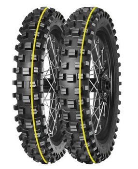 MITAS OPONA 110/90-19 TERRA FORCE-EX XT SUPER 62R TT (ŻÓŁTY PASEK) TYŁ DOT 19/2025 (460105) (zamiennik:70000285)