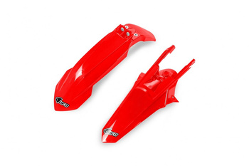 UFO KOMPLET BŁOTNIKÓW GAS GAS MC 85 '21-22, KOLOR OEM (CZERWONY PRZÓD I TYŁ) ( GG07112062, GG07113062)