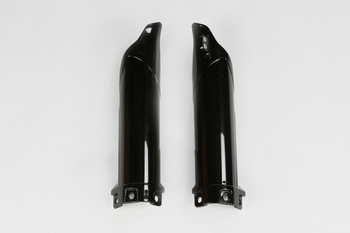 UFO 2024/11 OSŁONY TELESKOPÓW ( AMORTYZATORÓW ) PRZEDNICH KAWASAKI KX 85 '14-'25, KX 100 '14-'21, KX 112 '22-'25 KOLOR CZARNY