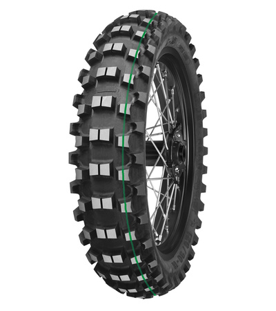 MITAS OPONA 110/90-19 C-18 62M TT SUPER LIGHT EXTREME (ZIELONY PASEK) TYŁ DOT 08-21/2023 (26614) WYCOFANE
