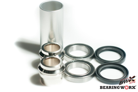 BEARING WORX ŁOŻYSKA KOŁA PRZEDNIEGO Z USZCZELNIACZAMI I TULEJKAMI KTM SX/SXF 125/250/350/450 '15-'23 , EXC/EXCF 125/250/300/350/450 '16-'23 TPI , HUSQVARNA,GAS GAS '21-'23 (25-1402) (OŚ 22MM)
