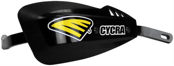 CYCRA OSŁONY RĄK (HANDBARY - ALUMINIOWY RDZEŃ) Z MOCOWANIEM (28,6MM - MOCOWANIE 1CYC-1156-12 W ZESTAWIE) MODEL SERIES ONE KOLOR CZARNY