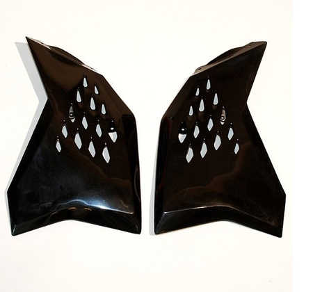 UFO OSŁONY CHŁODNICY KTM SX '07-'08, EXC '08 KOLOR CZARNY = KT04016001