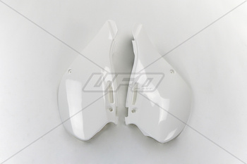 UFO BOCZKI TYLNE KAWASAKI KX 125/250 '99-'02 KOLOR BIAŁY