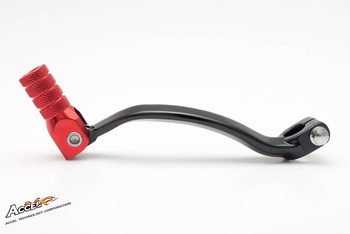 ACCEL DŹWIGNIA ZMIANY BIEGÓW HONDA CR 125 '83-'07 ALUMINIOWA KOLOR CZARNY, KOŃCÓWKA CZERWONA