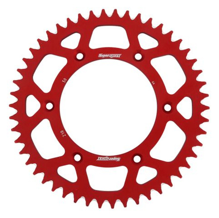 SUPERSPROX ZĘBATKA TYLNA ALUMINIOWA 7075-T6 (ERGAL) 289 50 HONDA CR/CRF/XR '83-'16 (JTR210.50) KOLOR CZERWONY