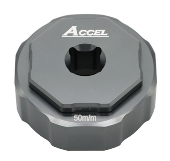 ACCEL KLUCZ DO SERWISU ZAWIESZEŃ PRZEDNICH SHOWA DWUKOMOROWYCH ZESTAW ADAPTERÓW DO ROZKRĘCANIA WKŁADU I ZEWNĘTRZNEJ NAKRĘTKI 50MM (HONDA,SUZUKI,KAWASAKI) (SHOWA) (FCT01) (FCT-01)