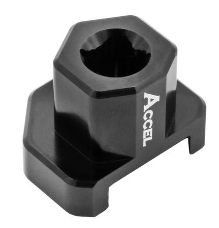 ACCEL KLUCZ DO SERWISU ZAWIESZEŃ PRZEDNICH KAYABA (KYB) ADAPTER DO ROZKRĘCANIA WKŁADU I DOLNEJ ŚRUBY HONDA CRF 450R '09-12, YAMAHA YZF 250/450 '06-12, SUZUKI RMZ 250 '19-20, HUSQVARNA TC/TE '10-13 (KAYABA KYB 48U TWIN CHAMBER) (FCT03) (FCT-03)