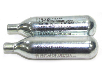 PSYCHIC NABÓJ CO2 DO POMPOWANIA OPON - Z GWINTEM (2SZT.)