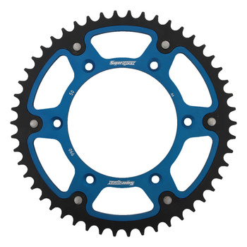 SUPERSPROX ZĘBATKA TYLNA 899 50 STEALTH (STALOWO-ALUMINIOWA) KTM SX/EXC/EXCF/SXF, HUSQVARNA TE/TC/FE/TC '16- (JTR897.50) KOLOR NIEBIESKI