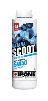 IPONE KATANA SCOOT 5W40 OLEJ SILNIKOWY DO SKUTERÓW 100% SYNTETYCZNY 1L (AKC) (15)