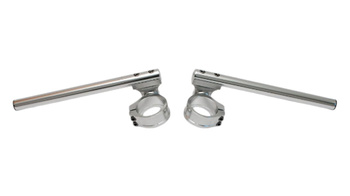 ACCEL KIEROWNICA DWUCZĘŚCIOWA REGULOWANA STREET CLIP-ON UCHWYT 54MM KOLOR SREBRNY