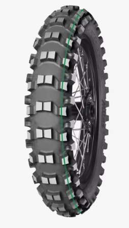 MITAS OPONA 120/90-18 TERRA FORCE MX-SM 65M TT SUPER LIGHT (ZIELONY PASEK) TYŁ DOT 36-38/2022 (26561) WYCOFANE (ZAMIENNIK:70000978)