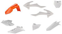 POLISPORT KOMPLET PLASTIKÓW KTM SX 85 '18-'23 KOLOR OEM BIAŁY POMARAŃCZOWY