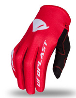 UFO RĘKAWICE SKILL JUNIOR CROSS / MTB / E-BIKE KOLOR CZERWONY ROZMIAR L - KOLEKCJA 2024