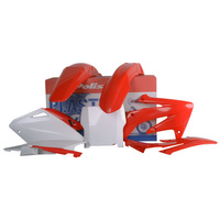 POLISPORT WYPRZEDAŻ KOMPLET PLASTIKÓW HONDA CRF 250R '04-'05 KOLOR CZERWONO BIAŁY OEM