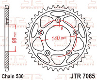 JT ZĘBATKA TYLNA 4777 48 HARLEY DAVIDSON RA 1250 PAN AMERICA / S / ST '21-'25 (JTR7085.48) (ŁAŃC. 530)