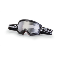 ARIETE GOGLE MUDMAX RACER (CAFE RACER) KOLOR CZARNY, SZYBKA ANTI FOG, ANTI SCRATCH, UV, ROLL-OFF READY, GĄBKA 3 WARSTWOWA, POKROWIEC Z MICROFIBRY
