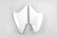 UFO BOCZKI TYLNE HONDA CRF 230 '06-14, KOLOR BIAŁY