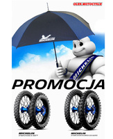 MICHELIN PAKIET 6 OPON (CAI004958/22) 80/100-21 STARCROSS 6 MEDIUM HARD 51M NHS TT M/C PRZÓD DOT 2022 + MICHELIN PARASOL