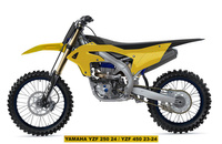 UFO KOMPLET PLASTIKÓW (FULL KIT) Z OSŁONAMI TELESKOPÓW (AMORTYZATORÓW) YAMAHA YZF 250 '24, YZF 450 '23-'24 KOLOR ZŁOTY