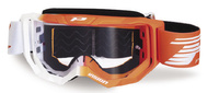 PROGRIP GOGLE PG3300-242 TR VISION KOLOR BIAŁY POMARAŃCZOWY (SZYBA PG3310 PRZEZROCZYSTA ANTISCRATCH, NO FOG, ANTI UV) - WYCOFANE Z OFERTY - WYPRZEDAŻ