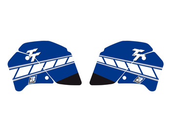 BLACKBIRD KOMPLET NAKLEJEK (OKLEIN) YAMAHA TT 350 '87-'96 DREAM 2 KOLOR NIEBIESKI BIAŁY