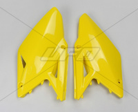 UFO BOCZKI TYLNE SUZUKI RMZ 450 '08-'17, KOLOR ŻÓŁTY