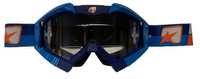 ARIETE GOGLE RIDING CROWS BASIC KOLOR GRANATOWY/NIEBIESKI/POMARAŃCZOWY, SZYBKA ANTI FOG, ANTI SCRATCH, UV, ROLL-OFF READY, GĄBKA 2 WARSTWOWA
