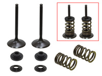 PSYCHIC 2024/03 ZAWORY SSĄCE (KOMPLET ZAWORÓW ZE SPRĘŻYNAMI I PODKŁADKAMI) SUZUKI RMZ 450 '08-'15, RMX 450 '10-'14 STALOWY (MX-09527I) (35,9X5,48X81,9MM)