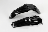 UFO KOMPLET BŁOTNIKÓW YAMAHA YZ 85 '02-12 RESTYLING KOLOR CZARNY (YA02873K001 , YA03857K001)